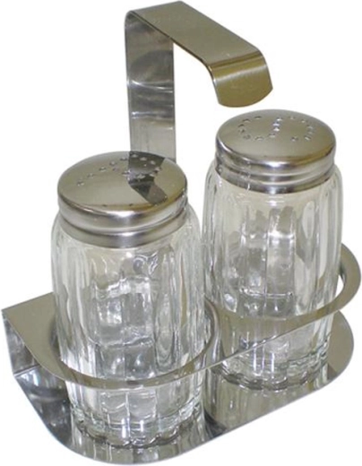 Krydderisæt Toro – salt og peber, rustfrit stål og glas