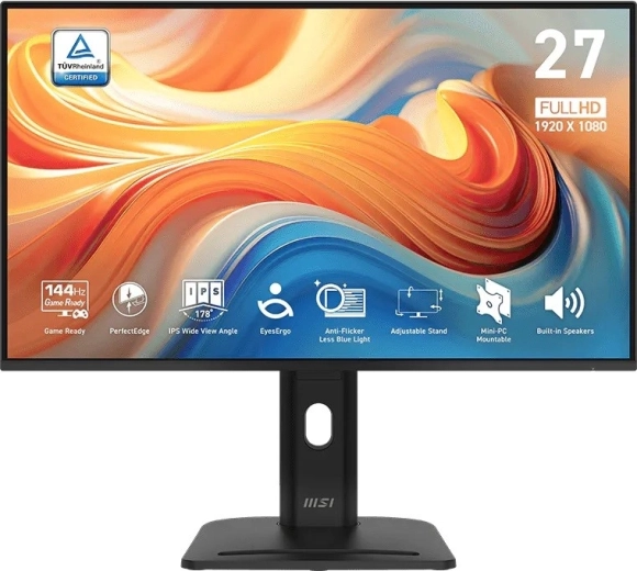 Monitor MSI PRO MP275PG 27" FHD 144 Hz sort