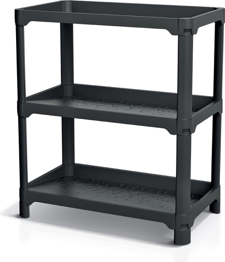 Skoreol NUBBY RACK, genanvendt sort - 1 stk.