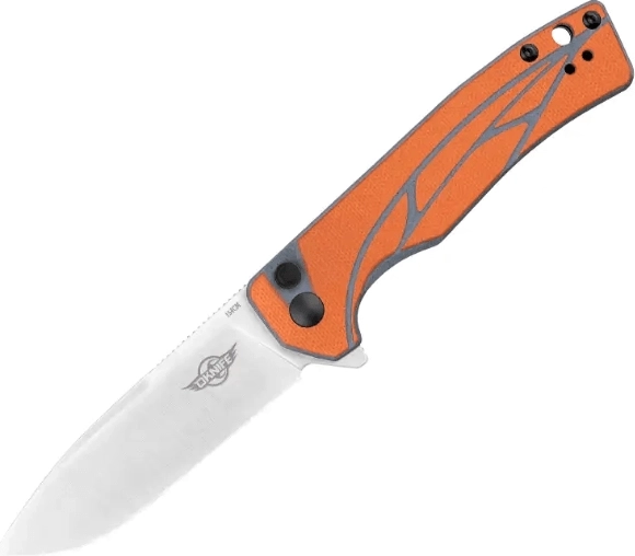 Oknife Mettle orange foldekniv 8 cm G10