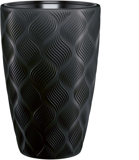 FLOW Slim urtepotte 40 × 58 cm – dybsort