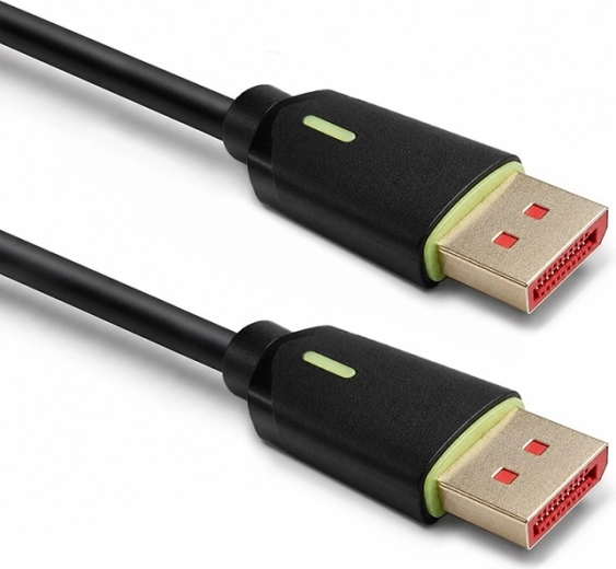 DisplayPort 2.1 DP80 (UHBR20) 80 Gb/s kabel 0,5 m