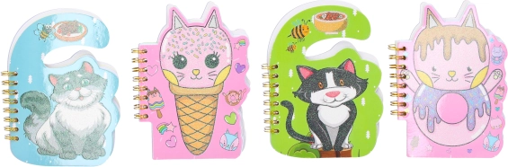 Notes med spiralryg ulinjeret 9,5x13 cm 50 sider