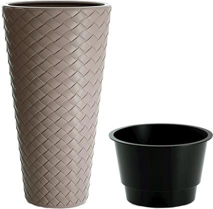 Matuba Slim beige plantekrukke 30 cm