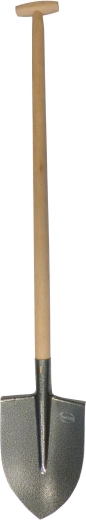 Spids skovl med T-skaft 90 cm