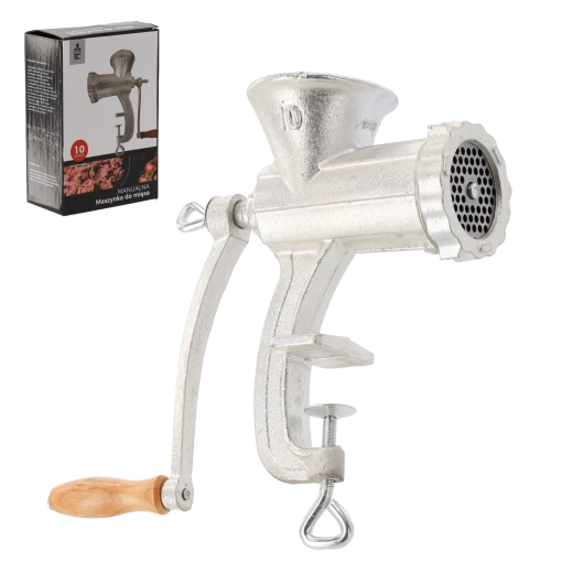 Manuel kødhakker nr. 10 af støbejern