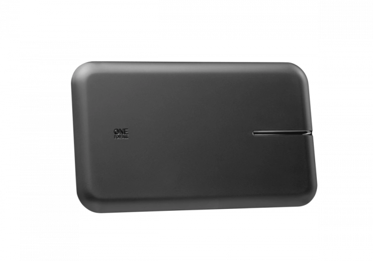 One For All SV9428 flad forstærket indendørs antenne HDTV DVB-T2, USB, 5G, sort