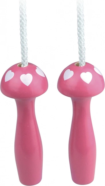 Vilac fuchsiafarvet sjippetov med små hjerter