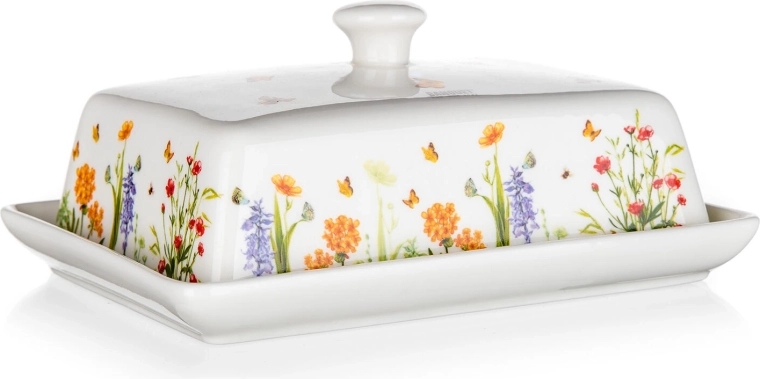 Keramisk smørboks Meadow 17,5 cm