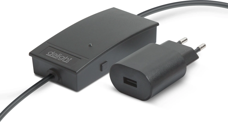 Smart Wi-Fi-controller til garageporte med USB og åbningssensor