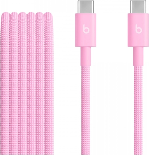 Beats flettet USB‑C til USB‑C-kabel 1,5 m turborosa