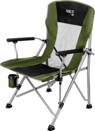 Sammenklappelig campingstol NILS Camp grøn