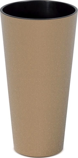 Urtepotte Tubus Slim Eco Wood med indsats 25 cm – naturo