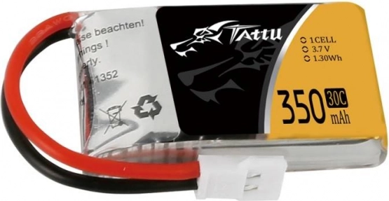 Tattu LiPo-batteri 350 mAh 3,7 V 30C 1S med Molex-stik