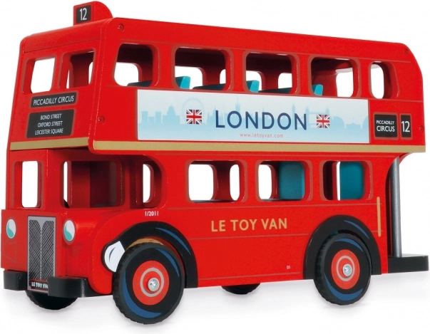 Træ dobbeltdækker bus Le Toy Van London
