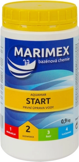 Marimex Start – hurtigtopløseligt klor til opstart af pool 0,9 kg