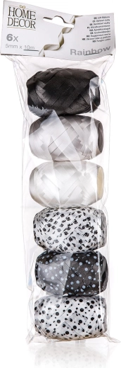 Gavebånd RAINBOW, 10 m, farvemix, 6 stk.