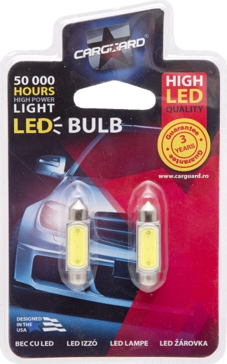 LED-festoonpære 36 mm 12 V 3 W 6000 K