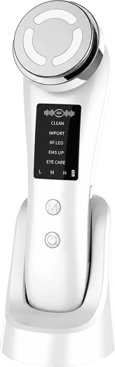 EMS-ansigtsmassageapparat 5-i-1 med LED-lys