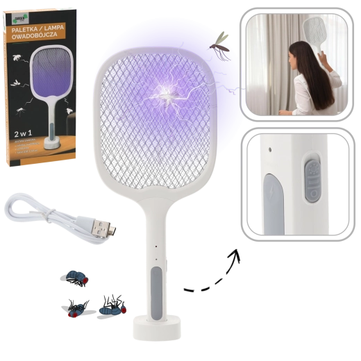 Elektrisk insektdræber 2-i-1 med UV-lys og USB‑C