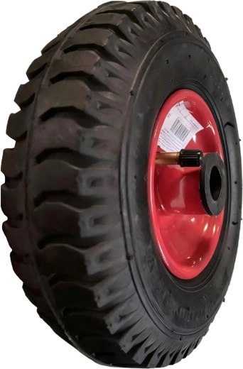 Oppusteligt metalhjul til sækkevogn 224 mm, nav 20 mm med nåleleje