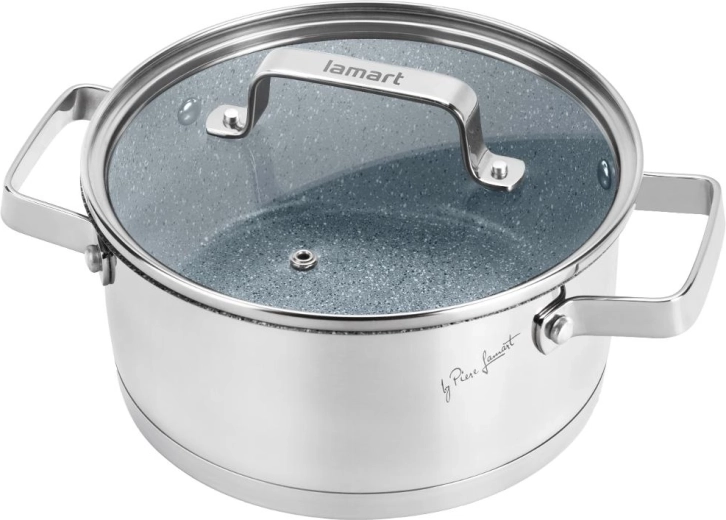 Lamart Stoness-kasserolle med låg 18 cm, 1,9 l