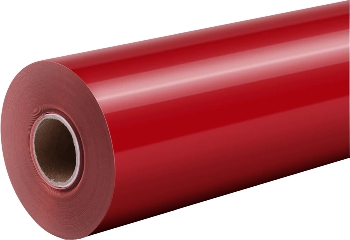 HTVRONT Pure varmeoverførselsfolie 30,5 cm × 1,8 m rød