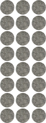 Selvklæbende beskyttelsespuder til møbler TORO, mix af former, 24 stk.