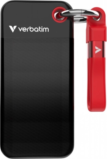 ekstern SSD VERBATIM Pocket 1 TB USB‑C (USB 3.2 Gen 2) op til 1000 MB/s