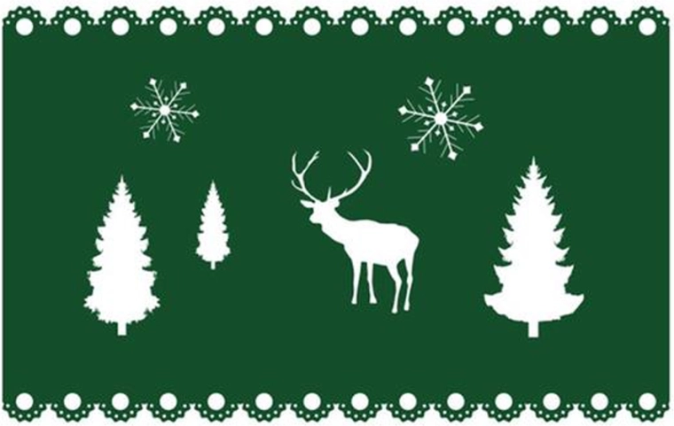 Filtet jule dækkeserviet Toro 40 × 25 cm