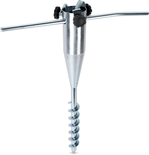 Metal jordskrue til havesolsejl 56 cm