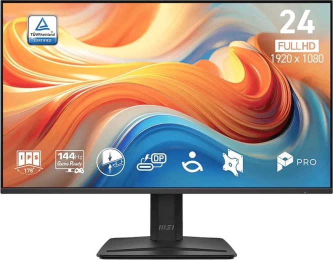 MSI PRO gamingmonitor 23,8" Full HD 144 Hz, sort