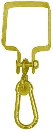 Krog til gynge med firkantet beslag 90 × 90 mm, bæreevne 70 kg