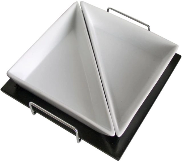 Serveringssæt med skåle og bakke Toro firkantet