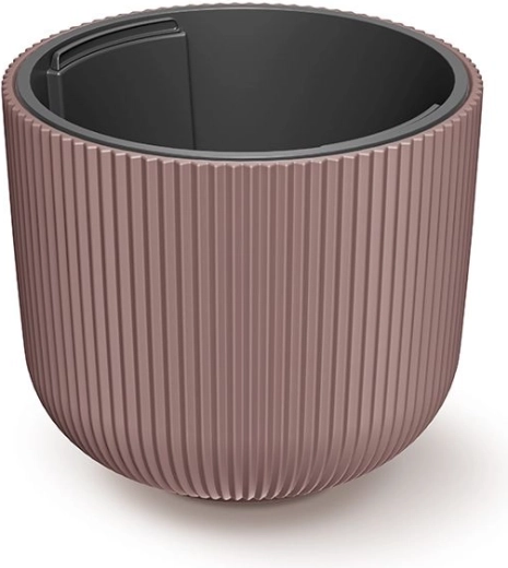 Blomsterpotte med indsats Milly 29,8 cm marsala