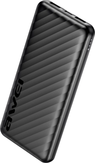 AWEI powerbank 10.000 mAh med 2× USB-A