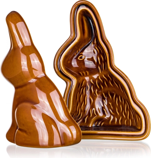 Keramisk todelt bageform Hare 21 × 14,5 × 10 cm