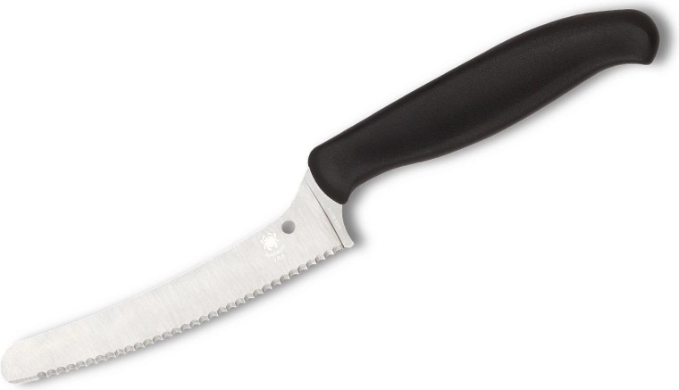 Spyderco Z-Cut køkkenkniv med stump spids 11 cm sort