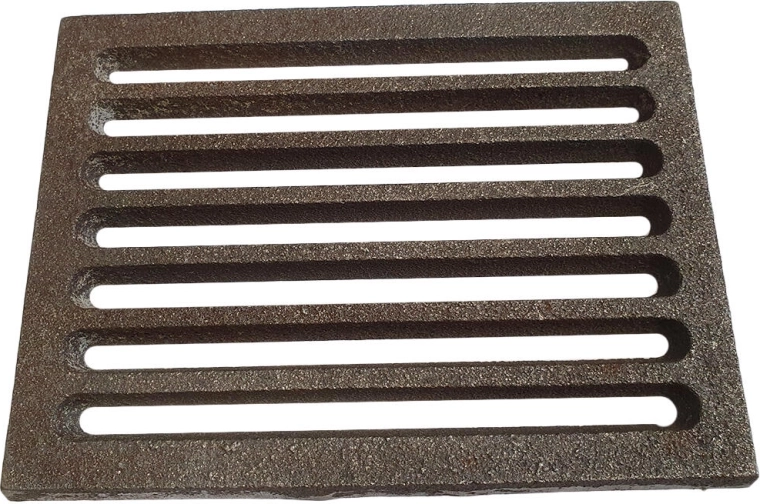 Fladt støbejernsriste 220 × 160 mm