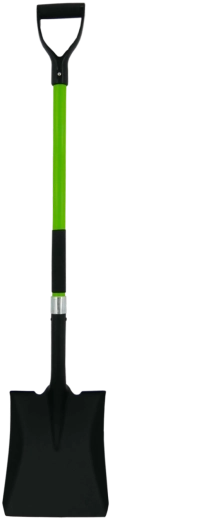 Skovl med fiberglass-skaft 120 cm