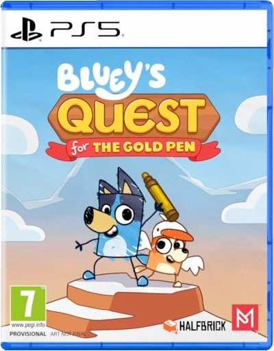 PlayStation 5-spil Bluey’s quest for the gold pen - 1 stk.