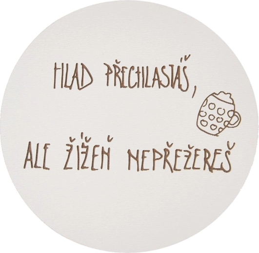 Træunderkop, glat, diameter 10 cm