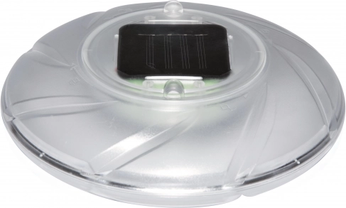 Solcelledrevet flydende LED-lys til pool BESTWAY, diameter 18 cm