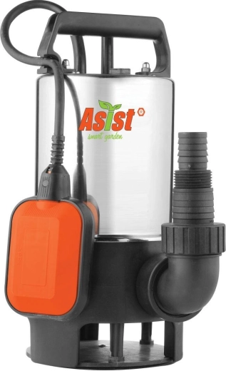 Nedsænket slamvandspumpe 1100 W rustfrit stål ASIST