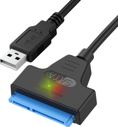 USB 3.0 til SATA-adapter til 2,5" HDD/SSD Izoxis - 1 stk.