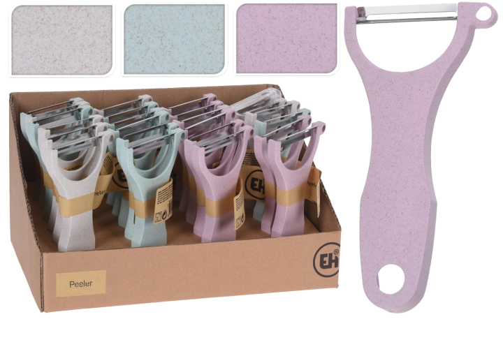 Grøntsagsskræller 14 cm med rustfrit stålblad, Y-form