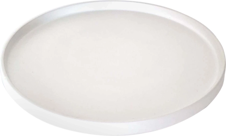 Desserttallerken 20 cm hvid mat Kitchisimo