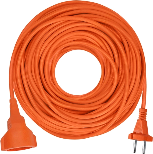 Solight bevægelig ledning med kobling 25 m 2×1,5 mm² orange