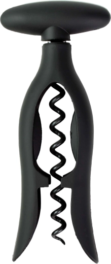 Proptrækker af sort ABS-plast