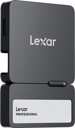 Bærbar SSD Lexar Professional SL400 Go 2 TB med USB‑C-hub